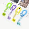 Stretchy Springs Keyring Retractable Stretchy Spiral Spring Coil Coil Springs Keychain Gifts