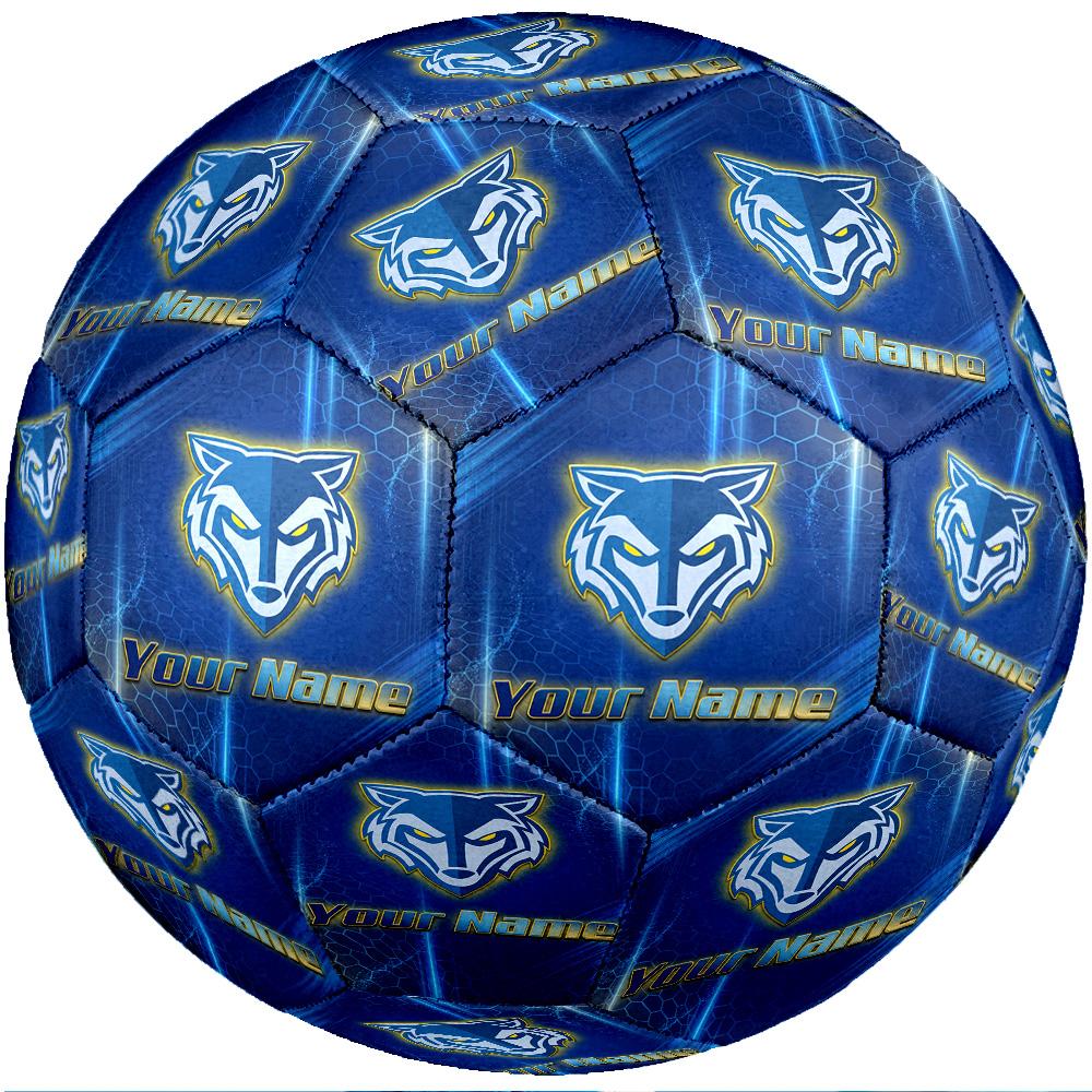 Warrington Wolves FC Fashion Size 5 Football Wearproof Non‑Slip Soccer Ball For Sports Training Entertainment Use