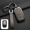Zinc Alloy Leather Car Key Cover Shell Case for Honda Civic CRV HRV Accord Pilot Fit Freed Vezel Odyssey 2018 - 2022 Accessories