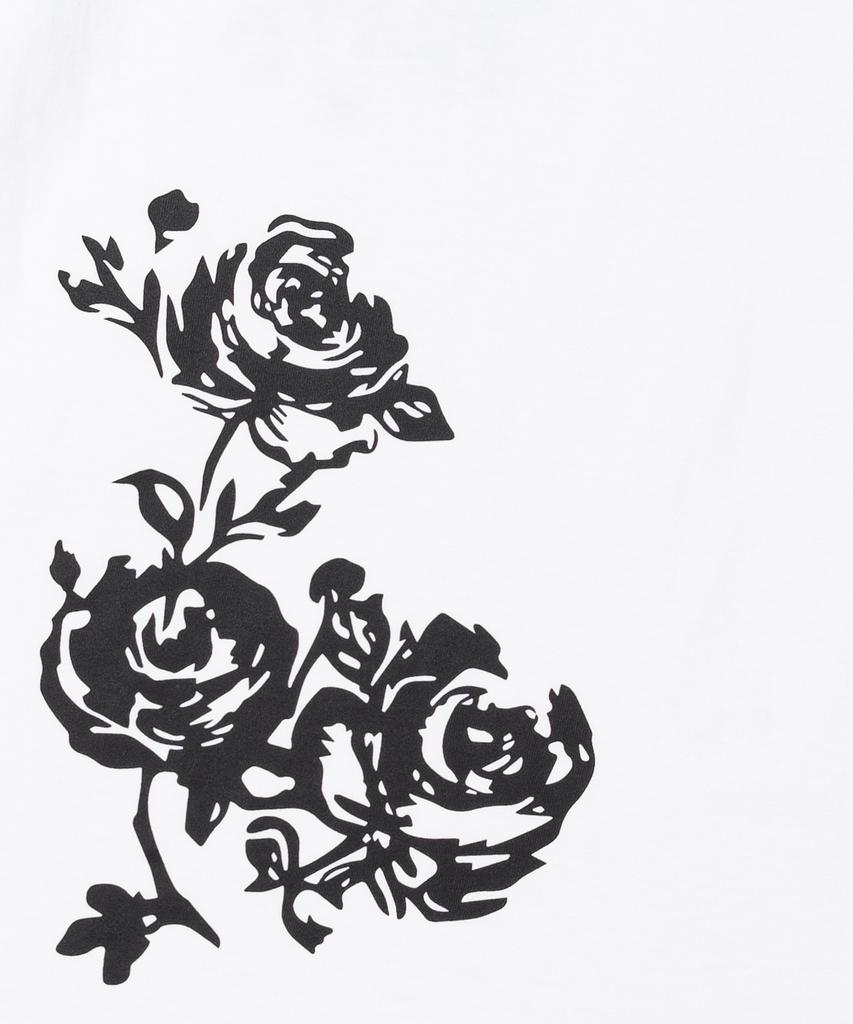 FASE Rose Graphic Tea - White