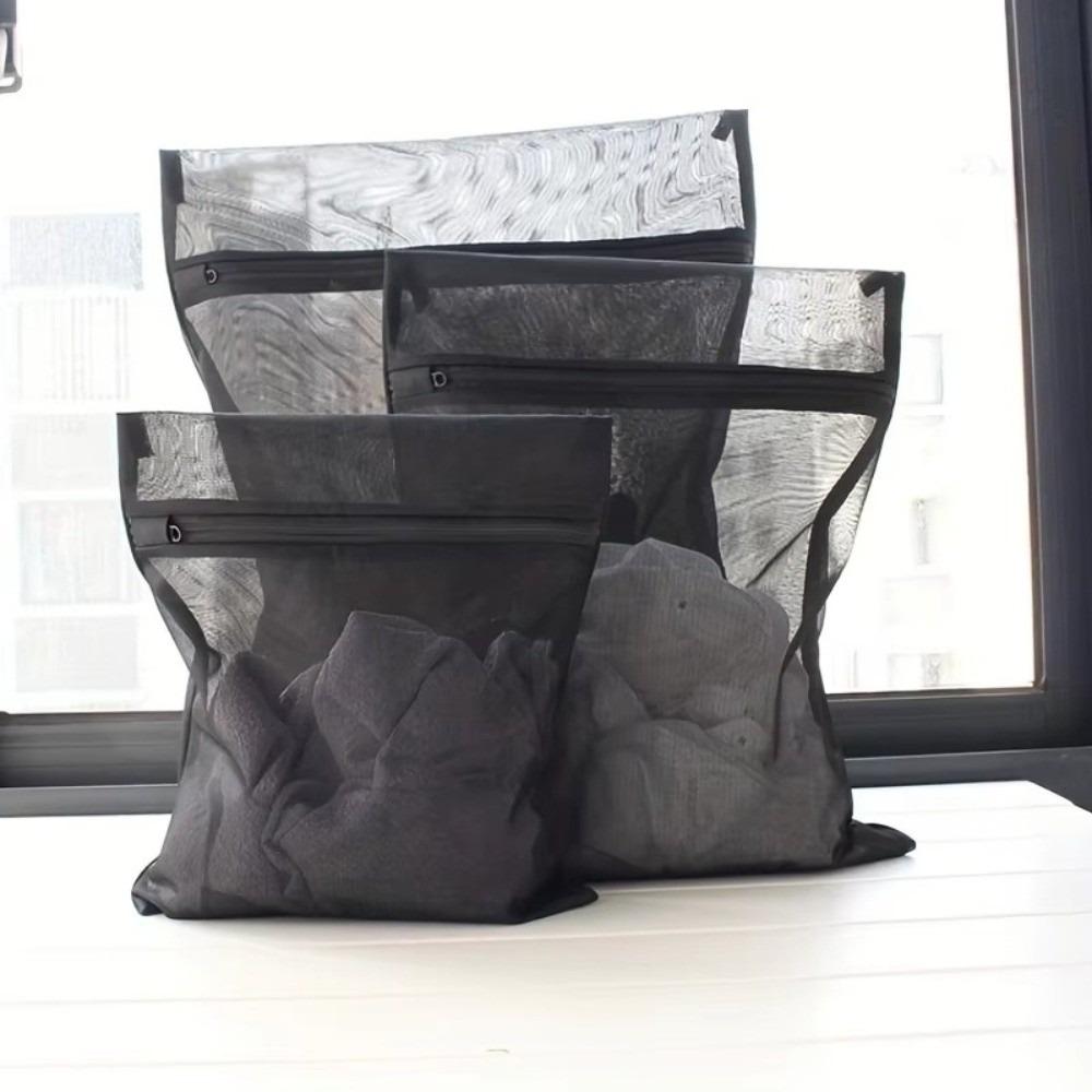 Multifunctional Heavy Duty Laundry Bag Black Underwear and Bra Washing Case  For Home Machine