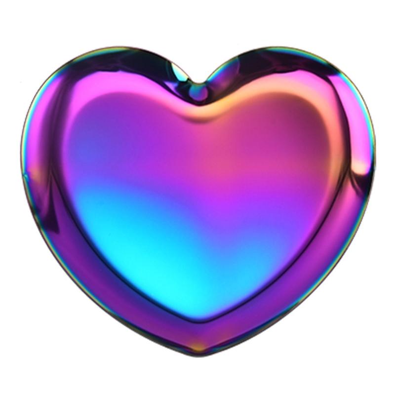 Поднос для украшений в форме сердца, небольшие безделушки, подставка для ключей, органайзеры для сережек, колец, браслетов, часов, ожерелий