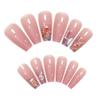 Nail Art Wearing Light Therapy Special-Shaped Diamond Nail Art Fake Nail Piece Small Red Temperature Elf Flash Diamond Removable