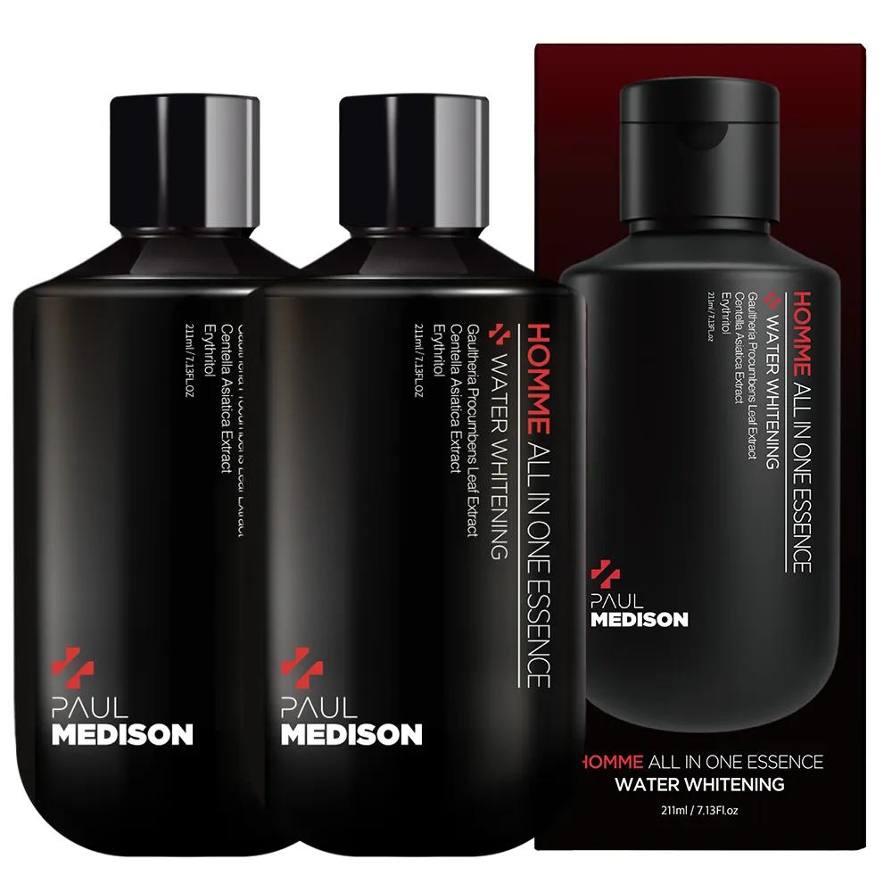 PAUL MEDISON Homme Water Whitening Skin Lotion All-in-One Essence, 211ml, 2 pieces