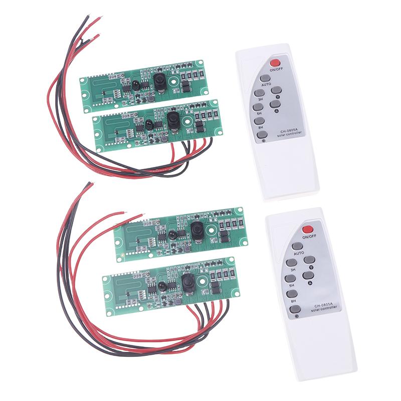 3.2V 3.7V Солнечный настенный светильник Контроллер Человеческое тело Инфракрасная индукционная плата Синхронизация + Микроволновый радар Индукционный переключатель