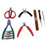 Badminton Racket Stringing Tool Set Bent Nose Pliers Diagonal Pliers Threading Hook Stringing Wire Cone Line Cone
