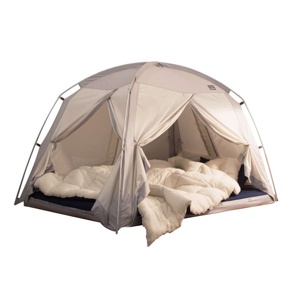 Палатка Tasumi Indoor Tent Signature 4-дверная, размер S, серая, IDOOGEN, официальный импортер, хлопковая текстура, моющаяся, легко и компактно хранится