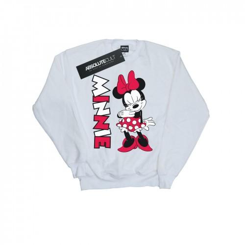 Disney Mens Minnie Mouse Giggling Sweatshirt