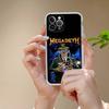 Чехол для телефона Rock Band Megadeths Для iPhone 17 Air 16 Pro Max 15 14 13 12 11 Plus