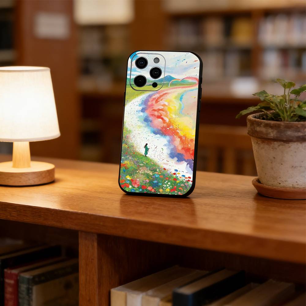 Яркий силиконовый мягкий чехол для телефона для iPhone 17 16 15 14 13 12 11 X XR Plus Pro Max Plus