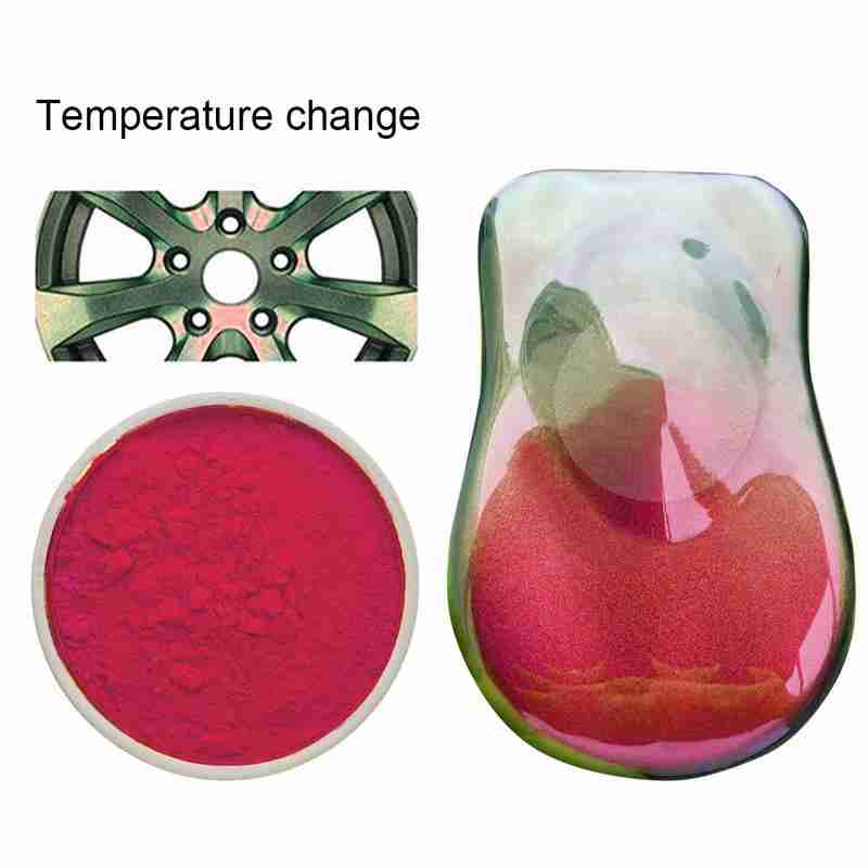 Автомобильная термохромная краска, термочувствительный меняющийся пигментный порошок, акриловая краска, порошковое покрытие, краска для украшения автомобиля R0s5