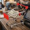 Mini compact size Toy Hand Trolley Simulation Cart  Office sundry arrangement