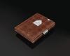 EXENTRI Eccentric Wallet EX024 Genuine Leather Trifold Wallet Mini Wallet RFID Blocking Compact Mini Wallet Cowhide Leather Small Wallet Men Women