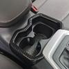 for Toyota RAV4 ABS Carbon Fiber Center Console Cup Holder Frame Trim Panel Cover Decoration for Toyota RAV4 2019 2020 2021 2022 Interior