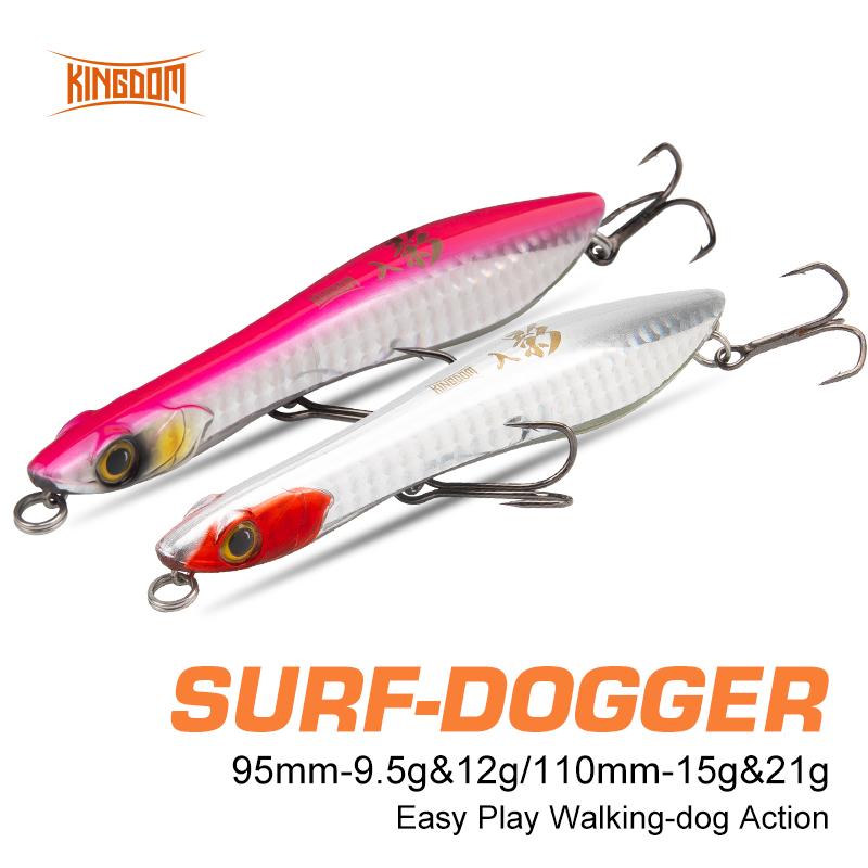 Kingdom Плавающая рыболовная приманка-карандаш 95 мм 110 мм тонущая жесткая приманка для дальнего заброса, приманка для ловли рыбы, поплавки для приманки для ловли щуки