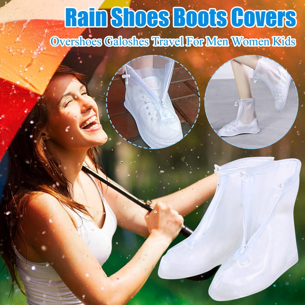 Rain Shoes Boots Covers Overshoes Galoshes Travel For Men Women Kids