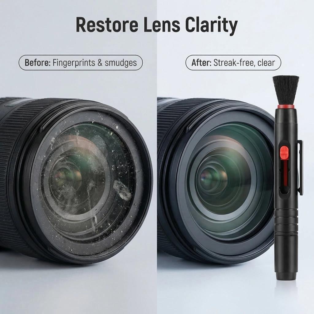 3 in 1 Kit Lens Cleaner Pen Dust Cleaner For DSLR VCR DC Gopro DJI Instra360 Camera Lenses Filters Cleaning Retractable Brush