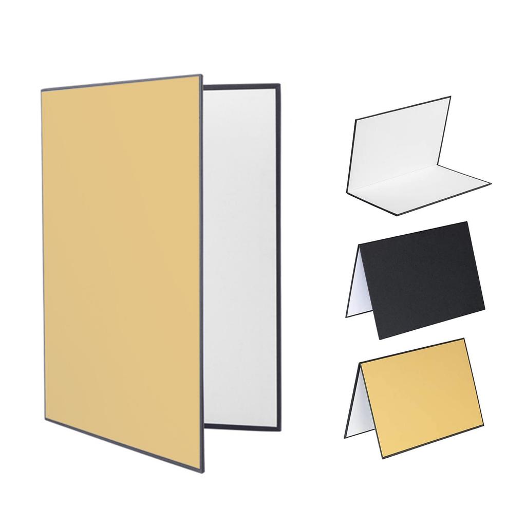 3-в-1 Картон для фотографий Картон Складной отражатель для фотографий Доска рассеивателя (черный + белый)
