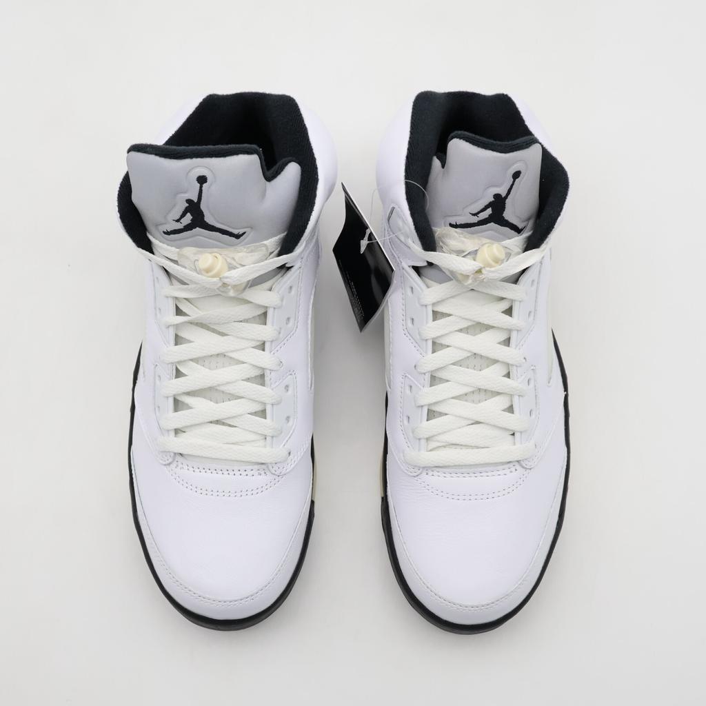DD0587-110 Nike Air Jordan 5 Retro Белый и Черный (Мужской)