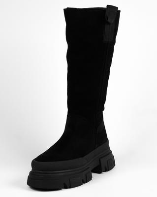 Сапоги зимние 6825028 Черные замша