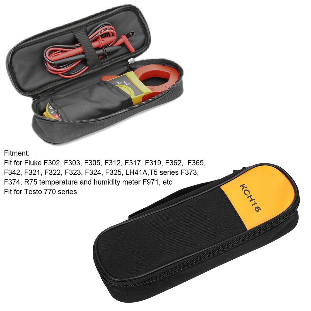 Сумка для хранения токоизмерительных клещей KCH16 Portbale Multimeter, подходит для Fluke F302 F303 F305