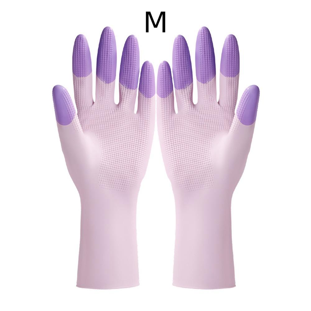 Утолщенные манжеты Перчатки для мытья посуды Удлиненные перчатки для домашней работы Подарки Резиновые латексные перчатки