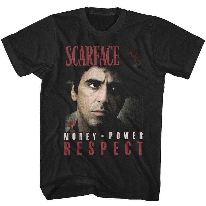 Scarface First Comes Money Unisex T-Shirt Graphic Tee