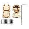 RC Brass Front Rear Diff Cover 1/24 RC Car Diff Cover for SCX24 AXI 00002 for SCX24 AXI 00001 for