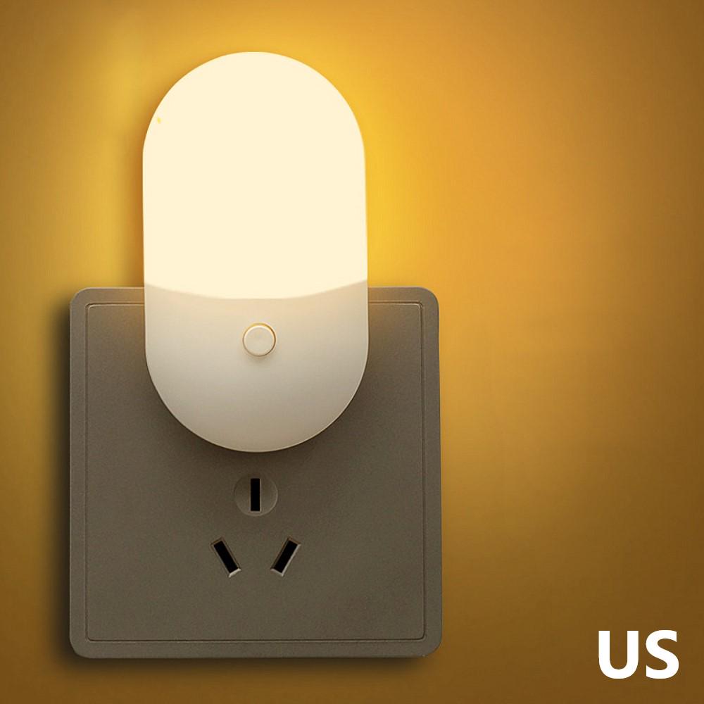 Светодиодный мини-ночник, подключаемый светодиодный светильник для защиты глаз, ночник, лампа для прикроватной тумбочки для кормления ребенка, гостиная