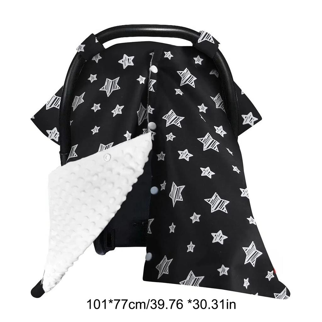 Baby Bassinet Sunshade Cover Three In One Stroller Shade For UV Protection Compatible With Most Infant Carriers