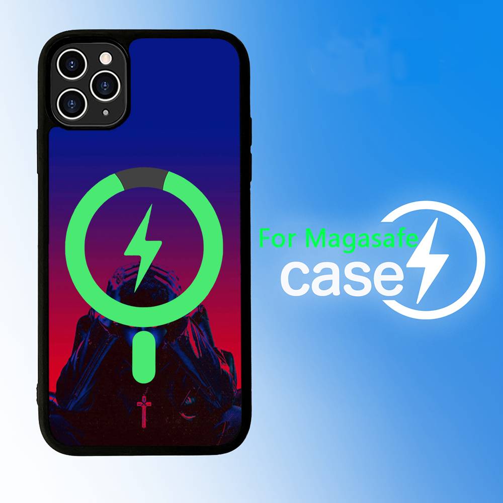 Чехол для телефона W-Weeknd XO для iPhone 17 16 15 14 13 12 11 Pro Max Для беспроводной зарядки Magsafe