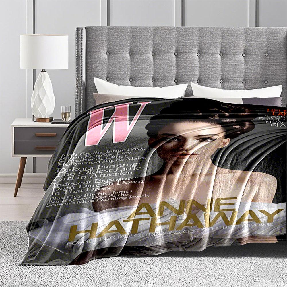 Elegant Magazine Cover Blanket for all seasons blanket lunch break throw gift