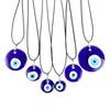 Friendship Lucky Party Clavicle Chain Blue Eye Pendant Choker Necklace for Women Amulet Necklace