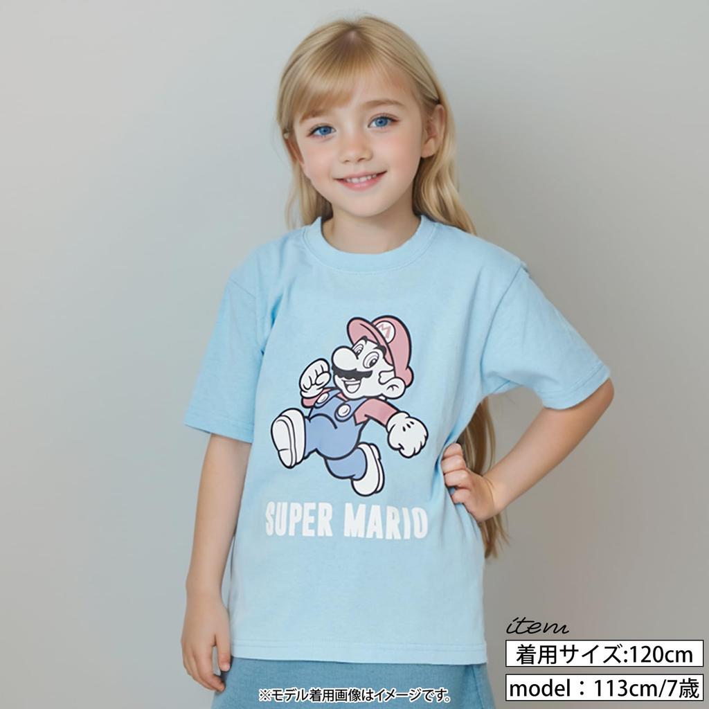 Ретро футболка с коротким рукавом персонажа Марио, мерч, стиль.