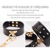 High-end Real Leather BDSM Bondage Set Collar Whip Gag Handcuffs Adult Sex Toys for Couple Comfortable Safe Intimate Games Role