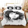 3D The Doors Джим Моррисон Комплект постельного белья Односпальный Полуторный Двуспальный Кинг-сайз Комплект для кровати Взрослый Мальчики Спальня Комплекты пододеяльников