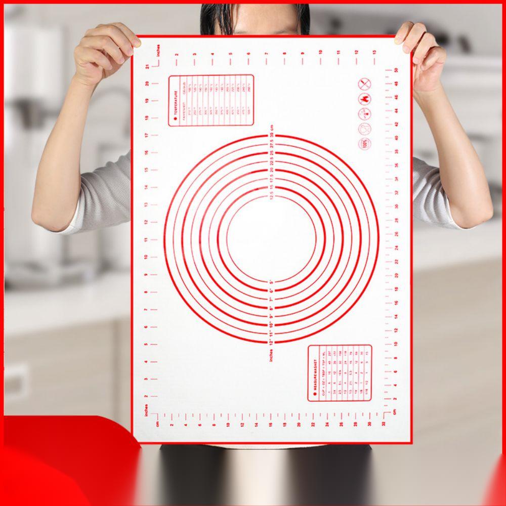 Силиконовый коврик для замешивания теста, коврик для раскатывания теста, коврик для выпечки макарон, силиконовая разделочная доска, коврик для муки, теплоизоляционный коврик