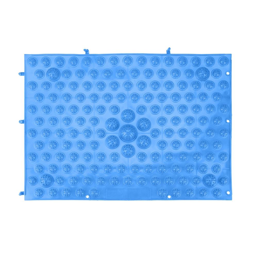 Colorful TPE Foot Massage Mat Blood Circulation Tension Release Pad for Home Party Game Blue