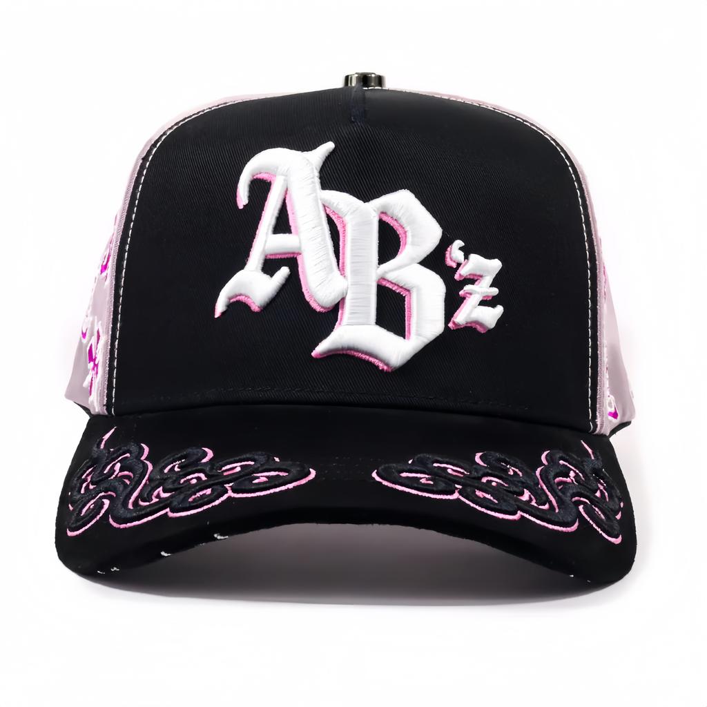 High Quality 5-Panel Curved Brim Baseball Cap with Rhinestone Embellishments Terry Fabric Dobby Style-Sporty Unisex Adult Hat