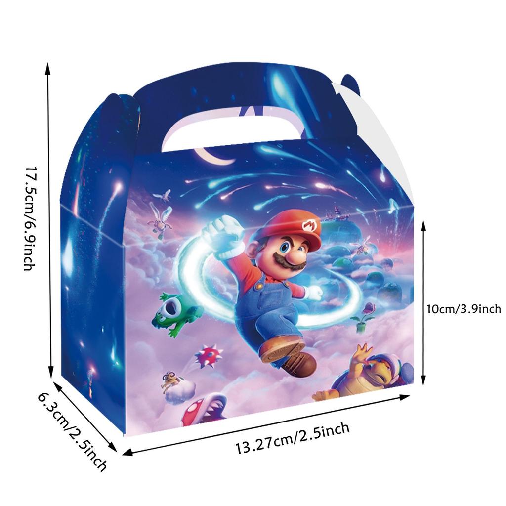 Набор декораций для дня рождения Super Mario Galaxy: Растяжки и тематическое оформление атмосферы