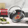 KOBACH 26cm Red Dot Honeycomb Frying Pan with Lid