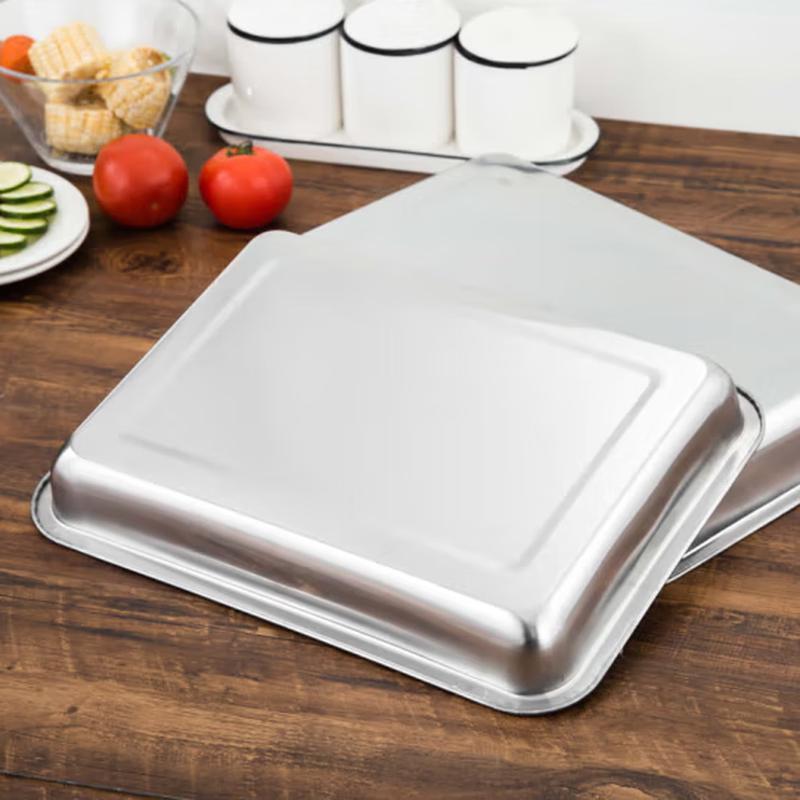 SIFAR Stainless Steel Rectangular Serving Tray