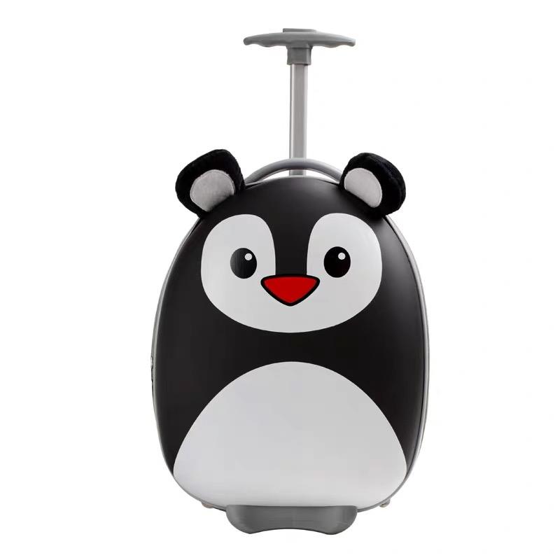 Kids Rolling Luggage Cartoon Tigers Penguins Suitcase On Wheels Children's Trolley Luggage Bag Cute Case Carry On Cabin Suitcase