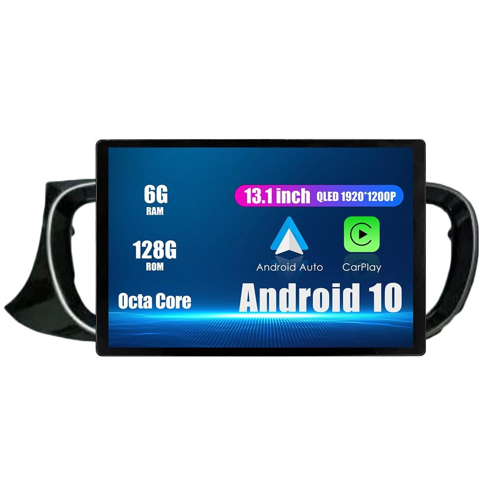Автомобильное стереонавигационное головное устройство с Android-радио 13,1 дюйма, мультимедийный плеер, GPS для Kia Pegas 2017-2020