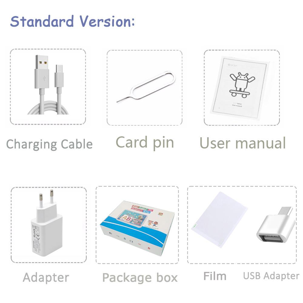 2024 Новый детский планшет K4 BDF, 7 дюймов, Android 9.0, 32 ГБ ПЗУ, 5G, Wi-Fi, 4000 мАч
