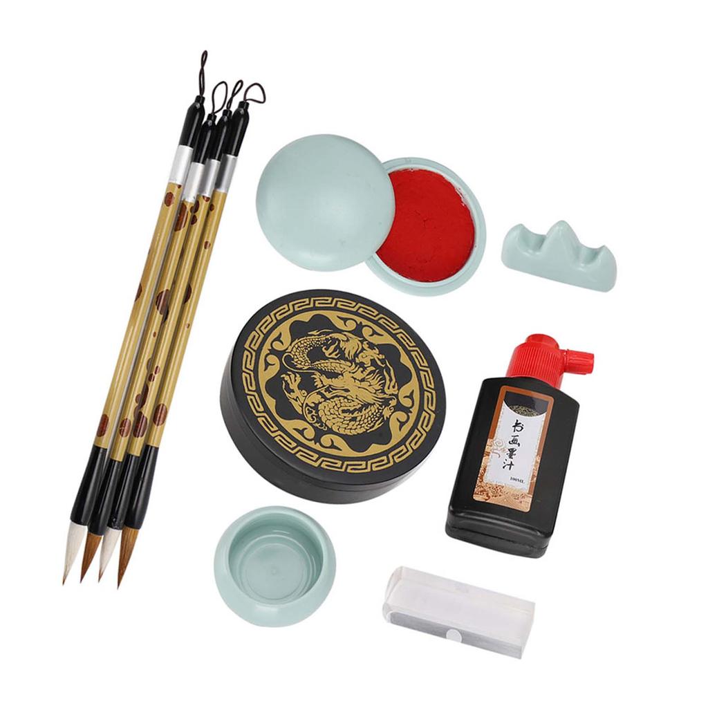 Набор кистей для каллиграфии, кисти для многократного использования, практика для студентов, начинающих, практическая версия