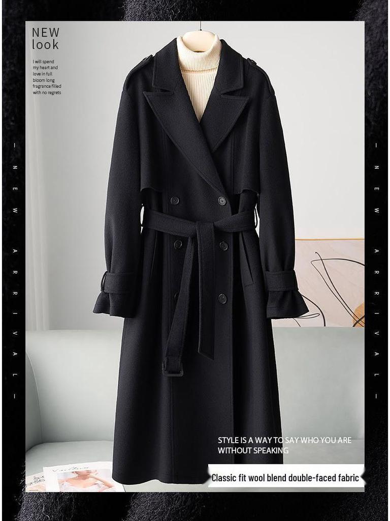 Унисекс кашемировое шерстяное пальто Осень/Зима 2025 - Business Casual