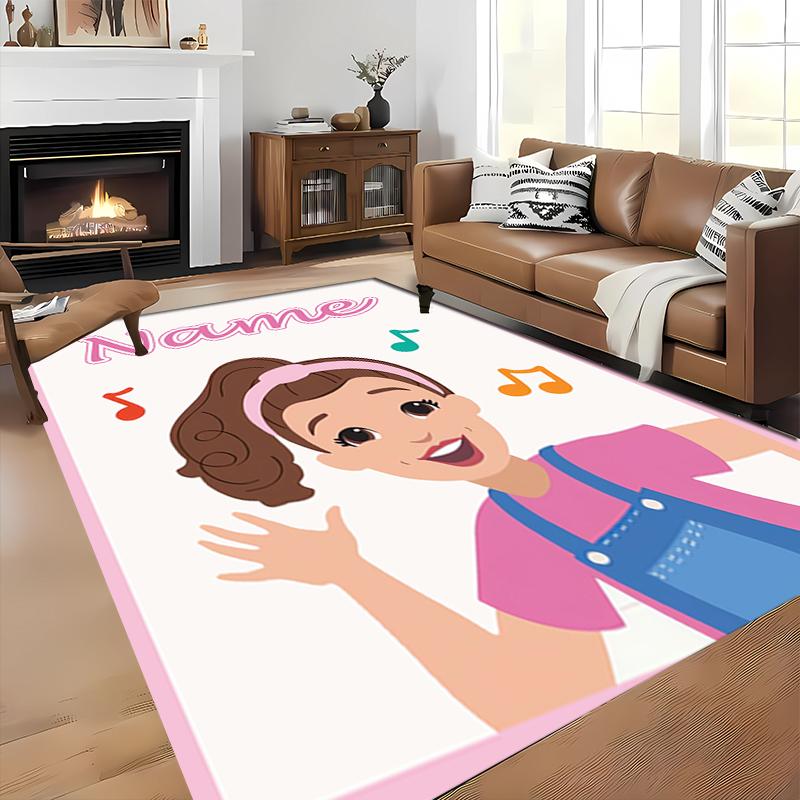 Custom personalization Ms. Rachel Area Rug - Perfect For Kitchen, Bathroom,Laundry Room Decor Large Size Available,Gift All Seasons