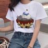 Футболка Totoro Harajuku Kawaii для женщин Studio Ghibli Ullzang с забавным мультяшным принтом в стиле 90-х