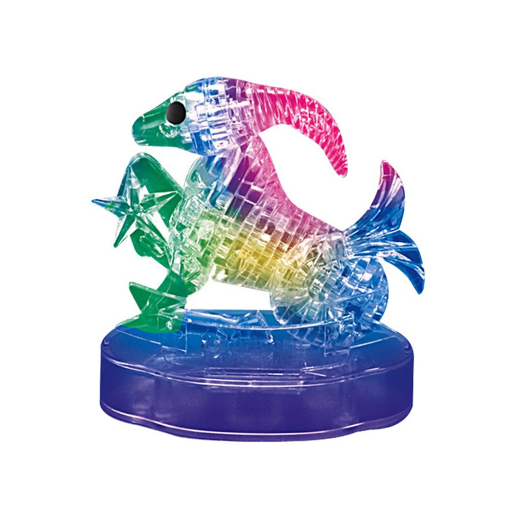 (Драгоценная память)3D-хрустальная головоломка-головоломка «Прозрачные двенадцать 12 созвездий астролога», вспышка, светодиодный свет